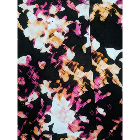 Women's Apt 9 Black & Multicolor Patterned Dress Size Medium - Picture 6 of 6